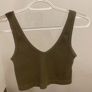 Women’s H&M Barely Worn Cropped Lounge Tank
